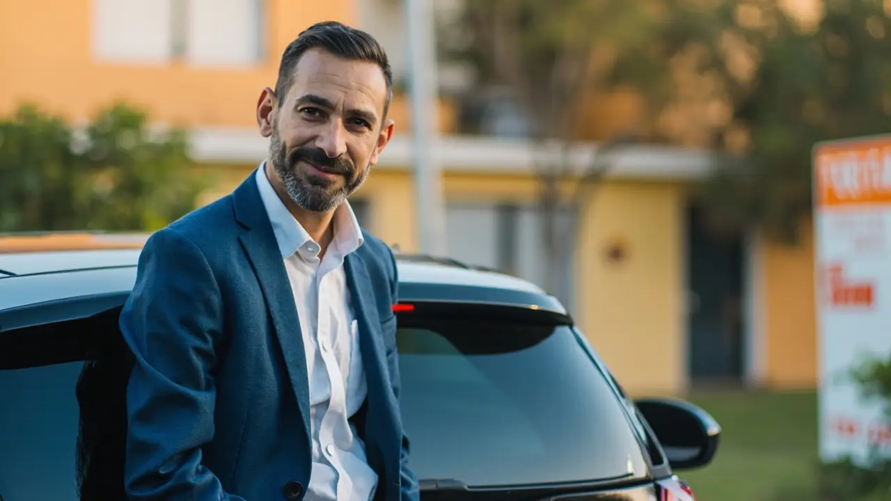 Corretor de imóveis brasileiro com carro próprio adquirido via consórcio de veículo